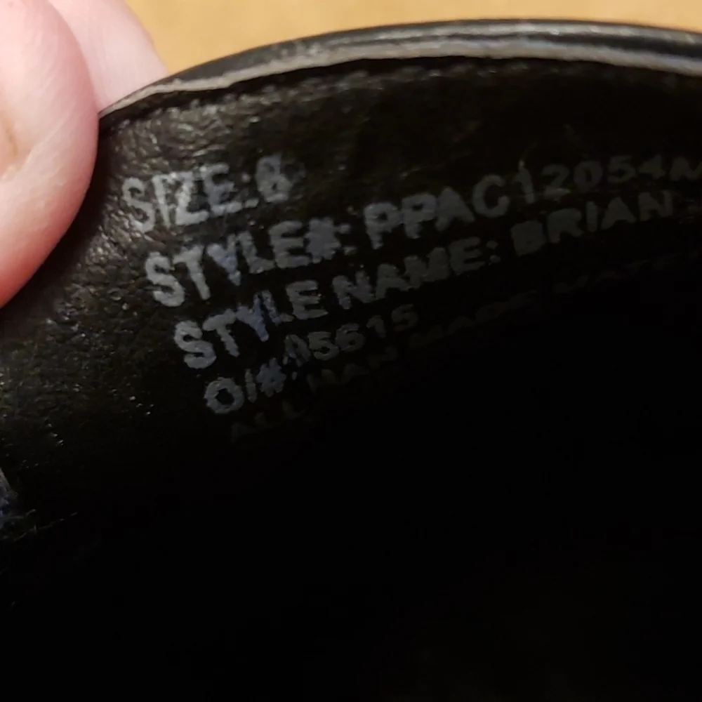 Perry Ellis Portfolio Black Slip-on Shoes